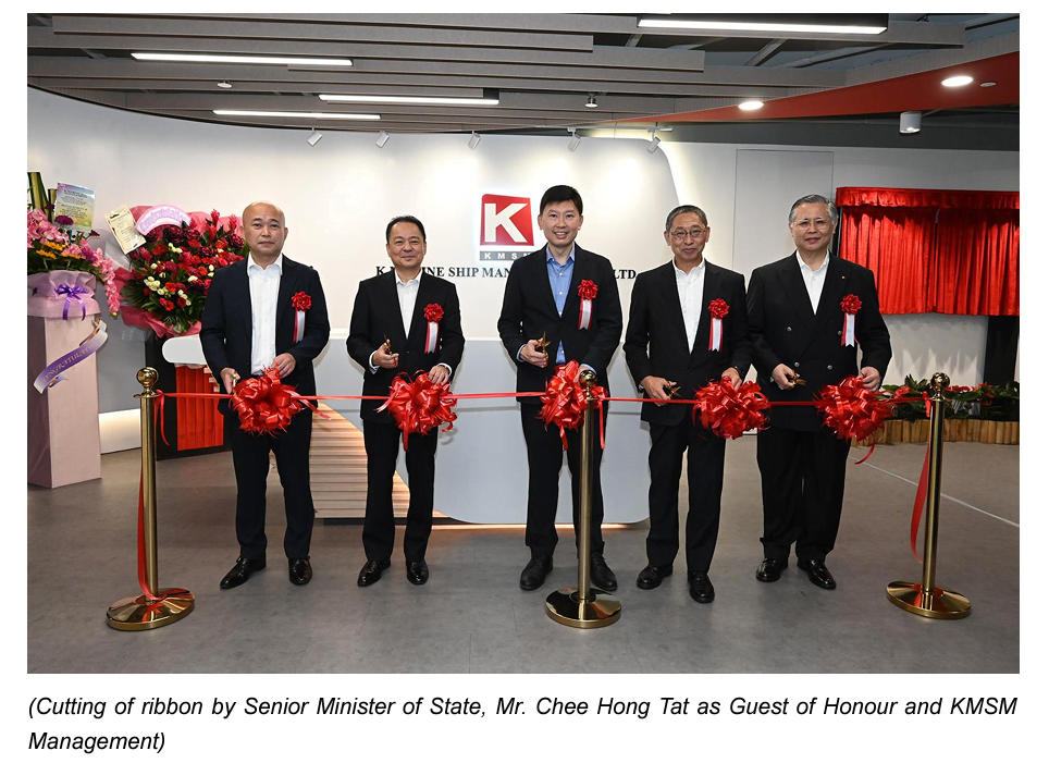 Grand opening of K MARINE SHIP MANAGEMENT (KMSM) - "K" Line Pte Ltd