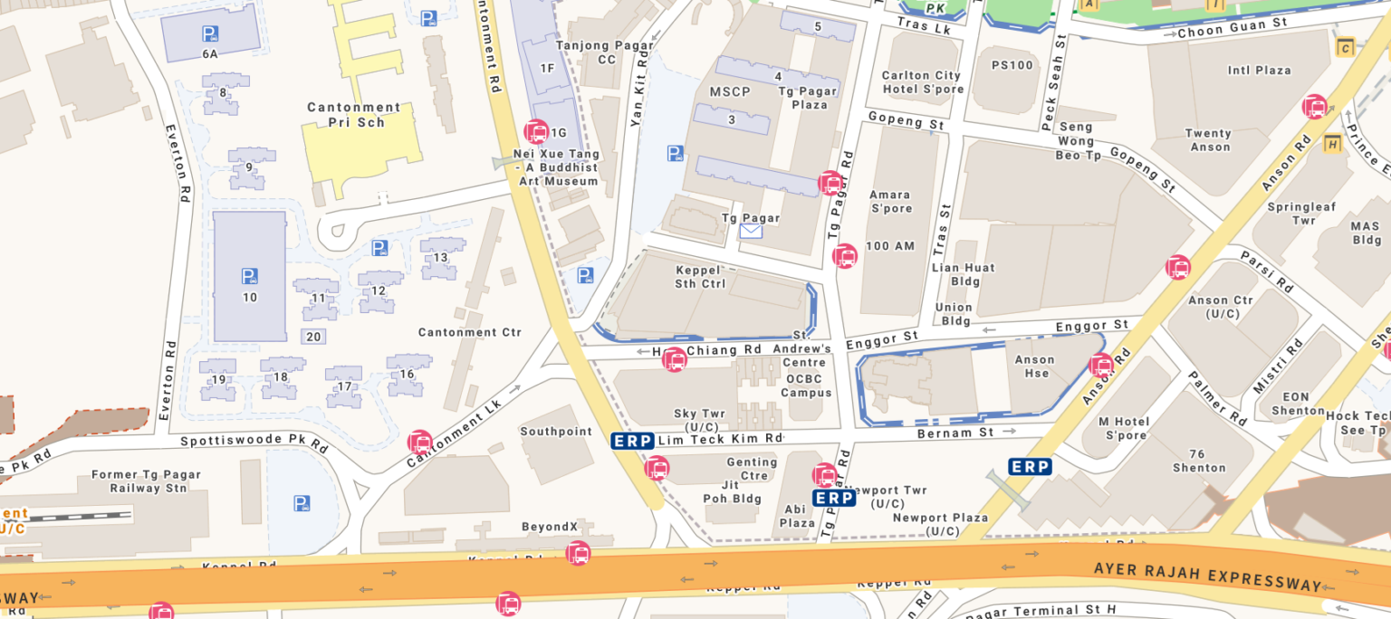 Keppel South Central map view 2026